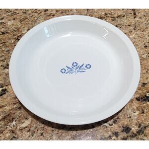 Corning Ware Pie Plate 9" P-309 Blue Cornflower Made In USA ~ Vintage